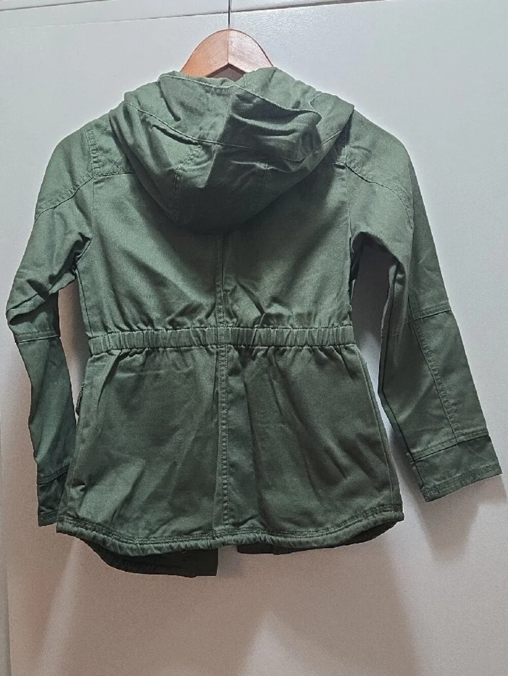 GAP Olive Hooded Kids Khaki Utility Jacket